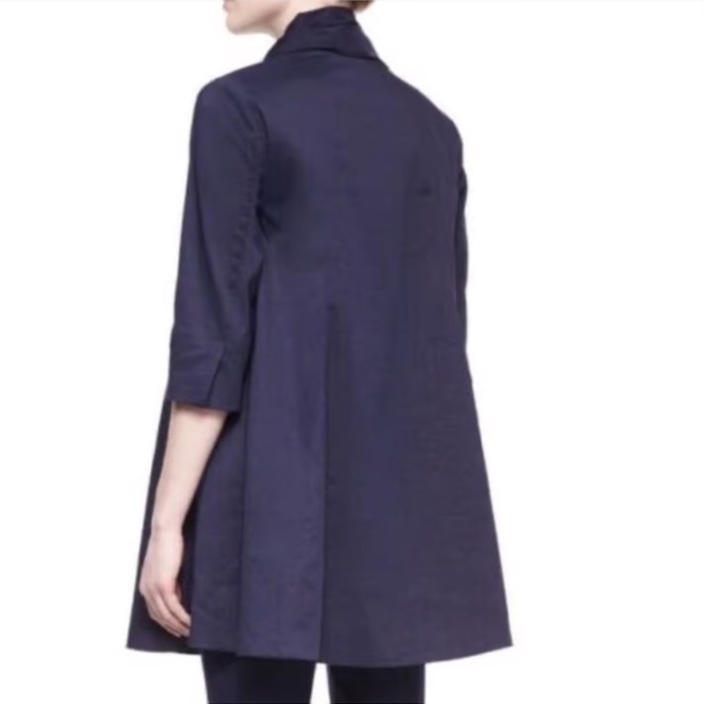 Eileen Fisher flare hem swing coat